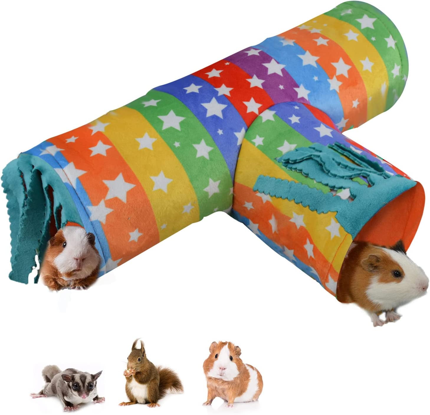 UMMH Small Animal Tunnel HOMEYA Guinea Pig Hideout Play Tube Toys