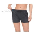 thumbnail image 5 of Little Donkey Andy Women's Breathable Running Shorts, 3 Inch Quick-Dry Workout Hiking Athletic Shorts with Air Hole & Liner Black Heather L, 5 of 7