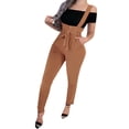 thumbnail image 1 of Julyccc Combinaisons Skinny Taille Haute pour Femmes Combinaison Décontractée à Bretelles Pantalon Crayon, 1 of 3