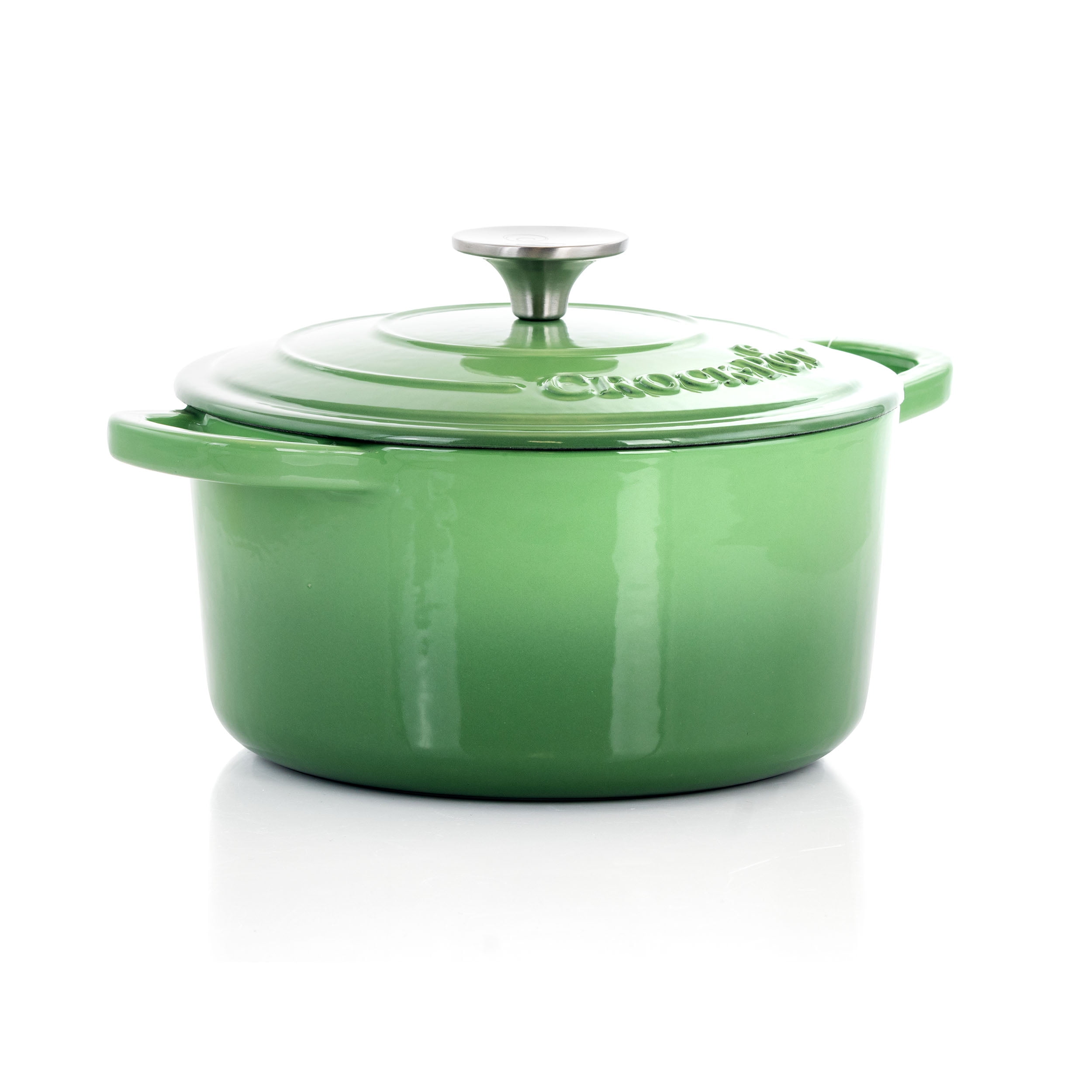 Crock-Pot Artisan 2 Piece 3 Quarts Enamled Cast Iron Dutch Oven in