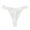 White, variant on Women Panties Letter Print Sporty T String Panties with Heart Design Underwear Women Black XXXXL