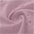 thumbnail image 5 of Jinhomg Lightweight Summer Cardigan for Women Trendy Hollow Out Eyelet Shrugs Casual Comfy Short Sleeve Open Front Cover Ups Pink M, 5 of 7