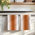 thumbnail image 7 of Orange White Ombre Kitchen Towels Set of 3, Farmhouse Country Minimalist Art Absorbent Dish Towels for Kitchen, Microfiber Hand Towel, Quick Drying Tea Towel for Cleaning Decorative Dishcloths, 7 of 7