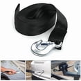 thumbnail image 3 of Heavy Duty Towing Cord with Metal Buckle 4/6Meters Trailer Boat Winch Strap, 3 of 9