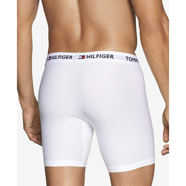 Men's Tommy Hilfiger 09T3490 Everyday Micro Performance Boxer Briefs - 3  Pack (White XL) 