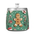 thumbnail image 7 of Yayeee Ashtray with Lid for Cigarette Smokeless Stainless Steel Home Ash Holder, Christmas Gingerbread, 7 of 7