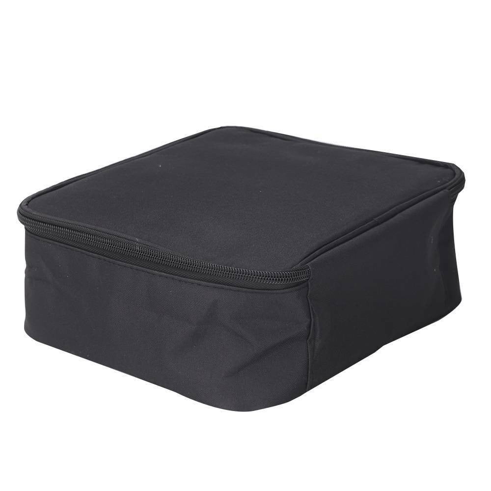 Makeup Bag Case Portable Handle Storage Organizer Travel Bag Wash Bag, Black