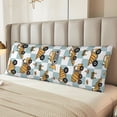 thumbnail image 6 of Lsque Excavator Body Pillow Case Cover,Ultra-Soft Microfiber Bed Pillow Cases 20x54 inches,Elegant Bedding,Breathable Durable Pillow Cover with Envelope Closure, 6 of 8