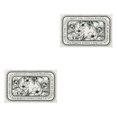 thumbnail image 4 of Destyer Floor Rug Soft Indoor Decor Wide Applications for Kitchen Doorway Bedroom Flower Rectangular 40x60cm 2Set, 4 of 6