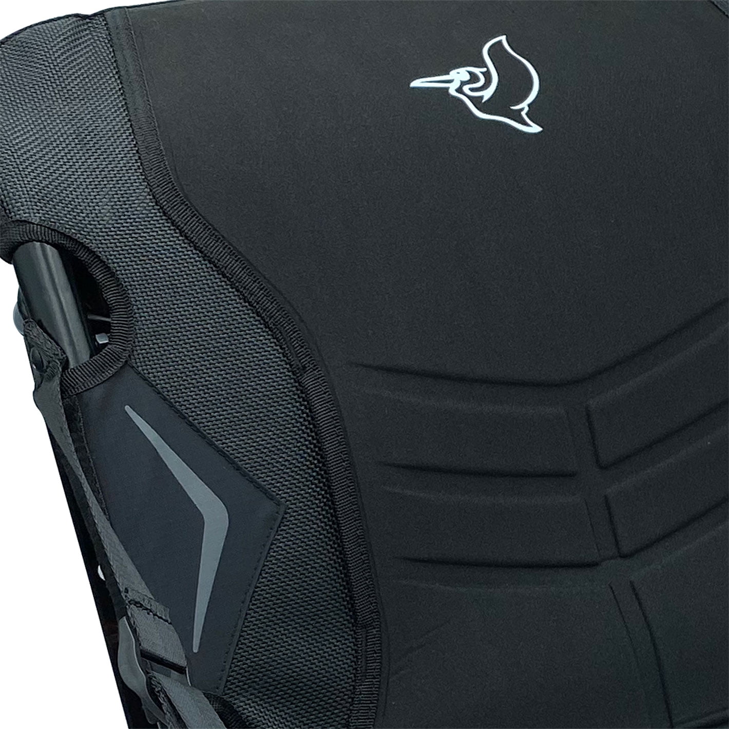 Pelican - Ergoboost Folding Kayak Seat - Polyester & Aluminum - 6.85 lbs - 24 x 24 x 18 inches - Black