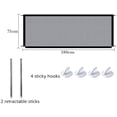 thumbnail image 2 of Puerta de seguridad extensible para perros, puerta retráctil para mascotas, barrera para mascotas, barrera para perros, puerta para escaleras, puerta mágica para perros (L-180 * 75), 2 of 5