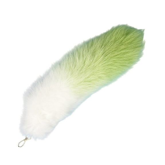 CIYISON Multipurpose Foxes Tail Keychain Sturdy Plush Car Key Decoration for Women