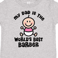 thumbnail image 4 of Inktastic My Daddy Worlds Best Barber Girls Toddler T-Shirt, 4 of 5