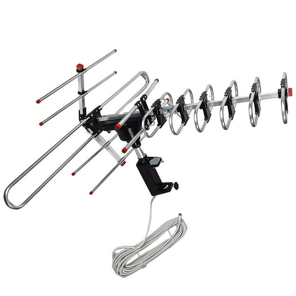 Antena Digital Hd Para Exterior Giro Motorizado Tvant-100
