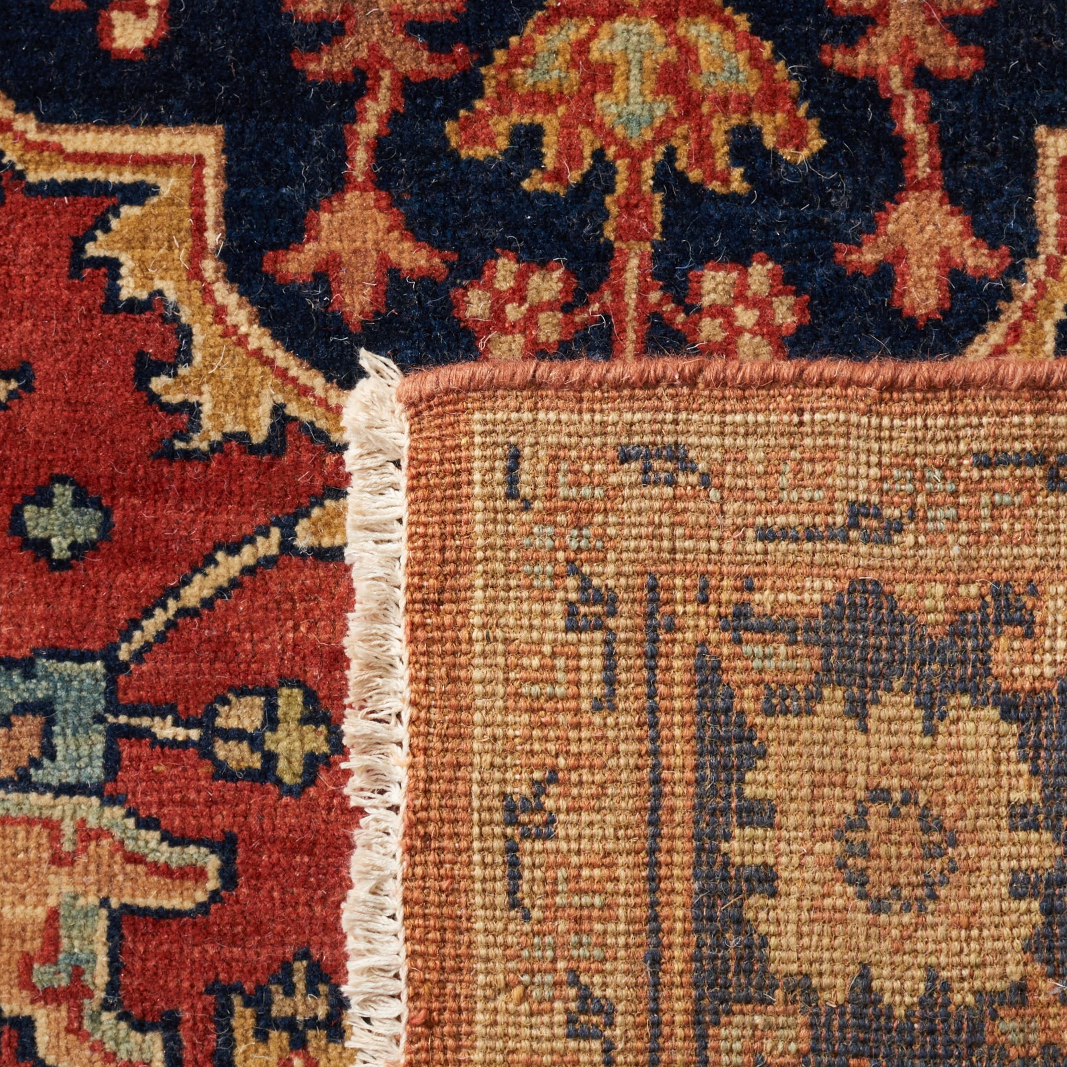 SAFAVIEH Heriz Janie Floral Wool Area Rug, Red/Multi, 4' x 6'