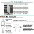 thumbnail image 2 of AOMPMSDX Pants For Women Ladies Casual Loose Cotton And Line Embroidery Casual Soild Colorcropped Elastic Waist Trousers White Casual Shorts XXL, 2 of 8