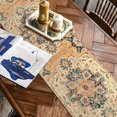 thumbnail image 5 of Boho Red Table Runner,Vintage Elegant Farmhouse Table Center Linen Decor,Country Rustic Farmhouse Magical Fall Kitchen Dining Table Decoration for Home Dining Party Decor 13x48 Inch, 5 of 6