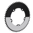 thumbnail image 1 of SPYMINNPOO Platos de Bicicleta, 130 Mm BCD 56T, Plato único Plegable, Juego de Bielas de Aleación de Aluminio, Plato de un Solo Disco, Accesorios para Bicicleta(26 * 26 * 9cm-En Blanco y Negro) Amonsee No, 1 of 6