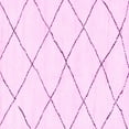 thumbnail image 1 of Ahgly Company Indoor Square Solid Pink Modern Area Rugs, 6' Square, 1 of 4