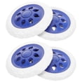 thumbnail image 1 of ruedas de repuesto para carrito de compras, de goma espumada, reemplazables, para reparación de ruedas de espuma para carrito de supermercado, 1 of 7