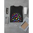 thumbnail image 3 of Abstract Disco Ball Colorful T-Shirt Men -Image by Shutterstock, Male 3X-Large, 3 of 4