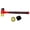 Red, variant on Tizuqe Versatile Soft Mallet Double-Faced Rubber Hamer for DIY Glazing & Window Work