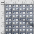 thumbnail image 1 of oneOone Georgette Viscose Fabric Diamond & Basketweave Geometric Printed Craft Fabric BTY 42 Inch Wide, 1 of 4