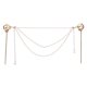 thumbnail image 2 of Chinese Style Hairpin Double Chain Hair Fork Tassel Hair Stick For Women Girls, 2 of 3