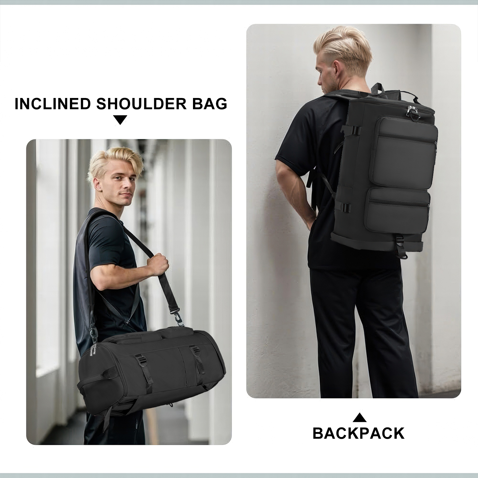 Gynky Waterproof Duffle Gym Bag with Shoe Compartment photo 3