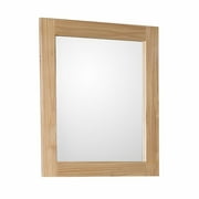 Bellaterra Home Rectangular frame mirror-solid fir-natural