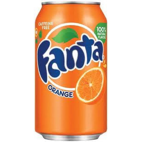 Fanta Orange Soda 7.5Oz Small Mini Cans 3/8 Packs (24 Cans)
