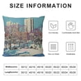 thumbnail image 5 of TIAOTIAOHOU USA City Detroit Cushion Cover Cities in Michigan States Throw Pillow Case Watercolor City Landscape Pillows Nursery Decor Modern Sofa Pillow Cover for Sofa, 5 of 5