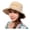 Beige, variant on Pafei Tyugd Denim Bucket Hats for Women Summer Print UV Protection Beach Sun Hat with wide Brim for UnisexYellow