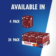 Red Bull Peach Edition Energy Drink, 12 fl oz, Pack of 24 Cans