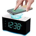 Emerson SmartSet 15W Wireless Ultra Fast Charging, Dual Alarm Clock