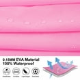 thumbnail image 7 of Bocaoying 4 Pack Reusable Rain Ponchos for Kids, Waterproof Raincoats with Hood Drawstring, Thickened Tearproof Emergency Rain Gear for Boys Girls, Unisex, Foldable, Multicolor, One Size, 7 of 7