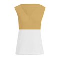 thumbnail image 3 of yunLCZ Women's Cap Sleeve Tank Tops Loose Shirts Sleeveless Fitting Neck Knit V Solid Womens Fashion Tee Tops Women's Blouse, 3 of 4