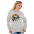 thumbnail image 3 of Cute But Crazy Sarcastic Funny Gym Women Plus Size Crewneck Sweatshirt Brisco Brands 4X, 3 of 5