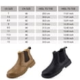 thumbnail image 7 of Ecetana Men's Work Boots Waterproof Wear-Resistant Steel Toe Safety Protective Shoes, 7 of 7