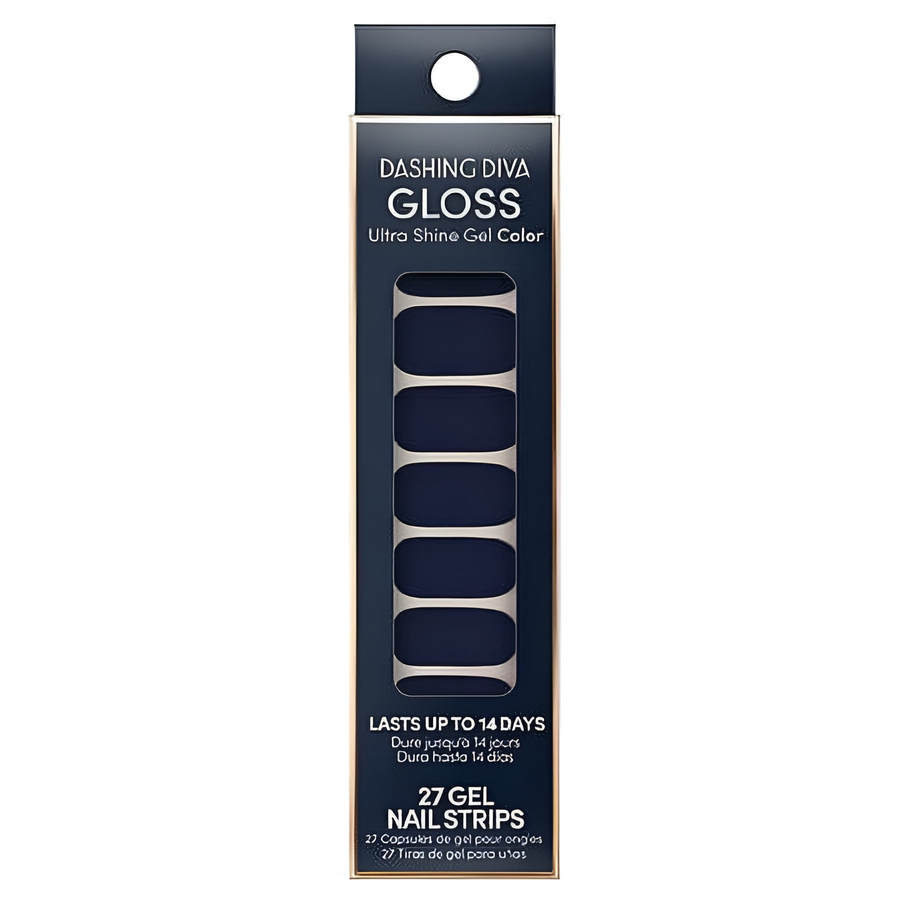 Dashing Diva GLOSS Ultra Shine Gel Color, Midnight Blue
