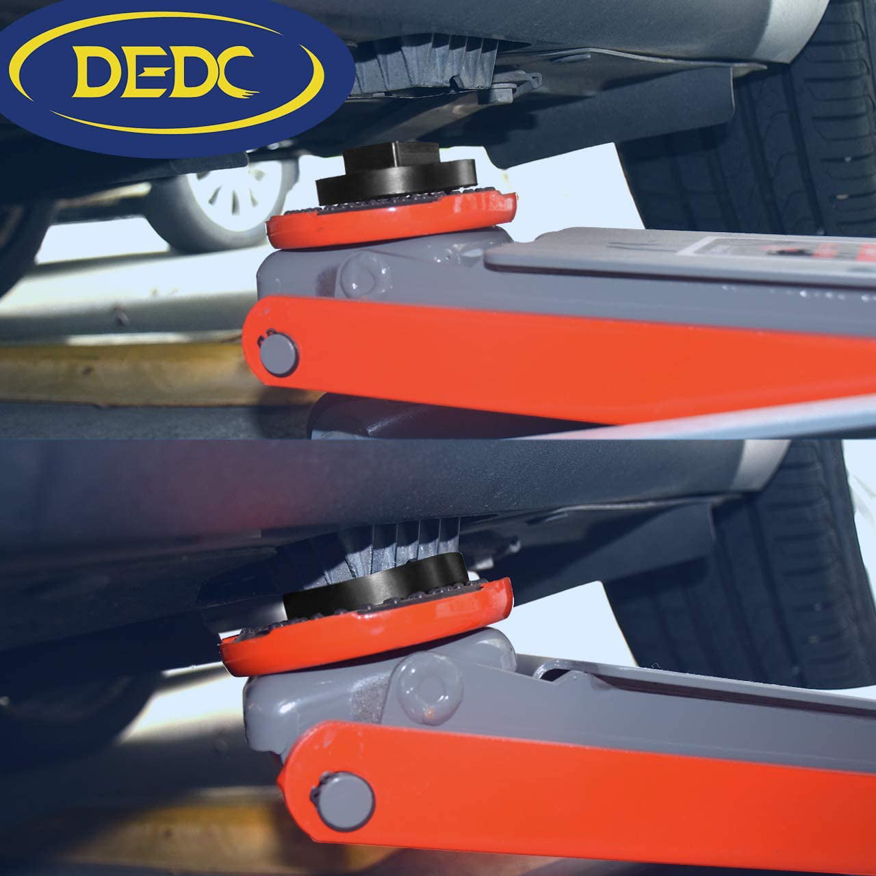 DEDC Jack Pad Universal for BMW and Mini Slotted Rubber Jack Pad Frame Rail Protector Jack Block 1 Pack 