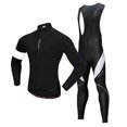 thumbnail image 2 of Conjunto de maillot de manga para ciclismo con pechera para múltiples deportes, actividades al aire libre en invierno, térmica cálida y transpir Bnca m Baoblaze Conjunto de pantalones con peto de maillot de ciclismo, 2 of 8
