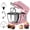 pink, variant on 4.76QT Tilt-Head Electric Stand Mixer 380W 8 Speed, with Lid Whisk Dough Hook Flat Beater, Ideal Kitchen Appliance for Baking Mixing Gifting