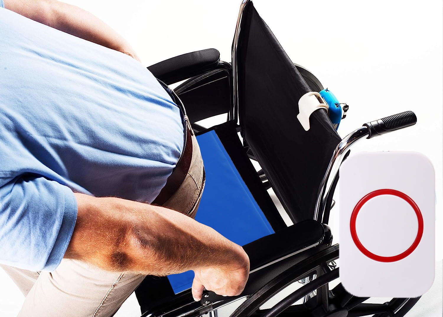 Chair Alarm with Sensor Pad Wheelchair Motion Sensor Kit for Elderly