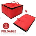thumbnail image 3 of Insulated Bag Large Capacity Pizza Bag For Hot And Cold Food Reusable Warming With Zipper Handle Catering Cooler For Doordash Warmers For Parties Easy To Use, 3 of 6