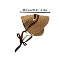 thumbnail image 2 of Dog Hats Breathable Straw Pet Sun Hat with Ear Holes Adjustable Summer Cat and Small Dog Sombrero Cute Pet Beach Hat for Outdoor Walks and Photoshoots, 2 of 4