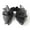 Black, variant on Shimmering Rhinestones Hair Breathable Elastic Bows Tie Fashion Hair Scrunchies For Women Sports Casual Wear