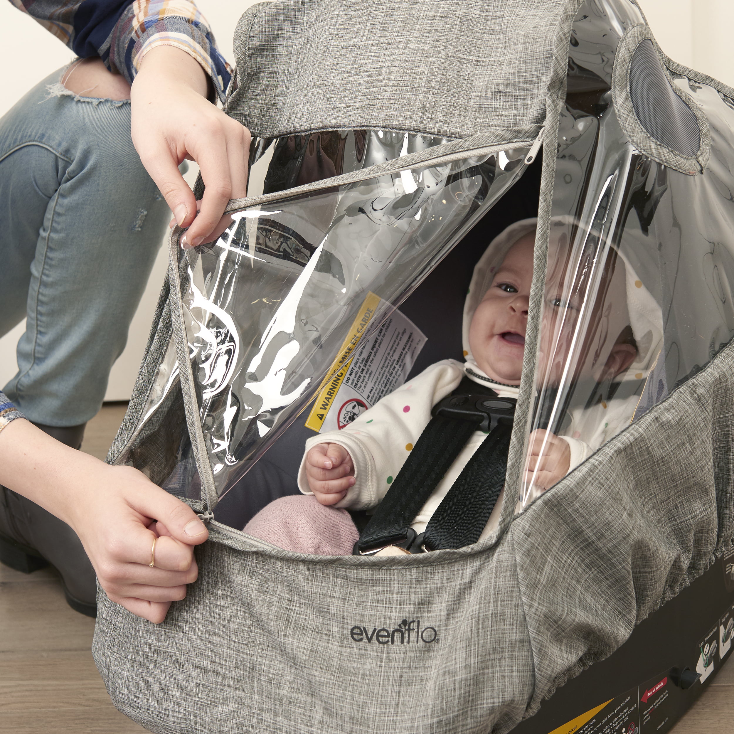 CAR SEAT RAINCOVER Baby Child Car Seat Accessories BNIP Hauck RAINY GROUP 0 