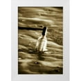 thumbnail image 3 of Alan Hausenflock 4x24 White Modern Wood Framed Wall Art Titled - Message in a Bottle II, 3 of 5
