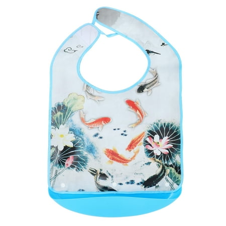 

Bestonzon Adult Eating Bibs Bibs Apron Washable Elderlymachine Cloth Waterproof Eating Protectors Clothing Leakproof Adjustable